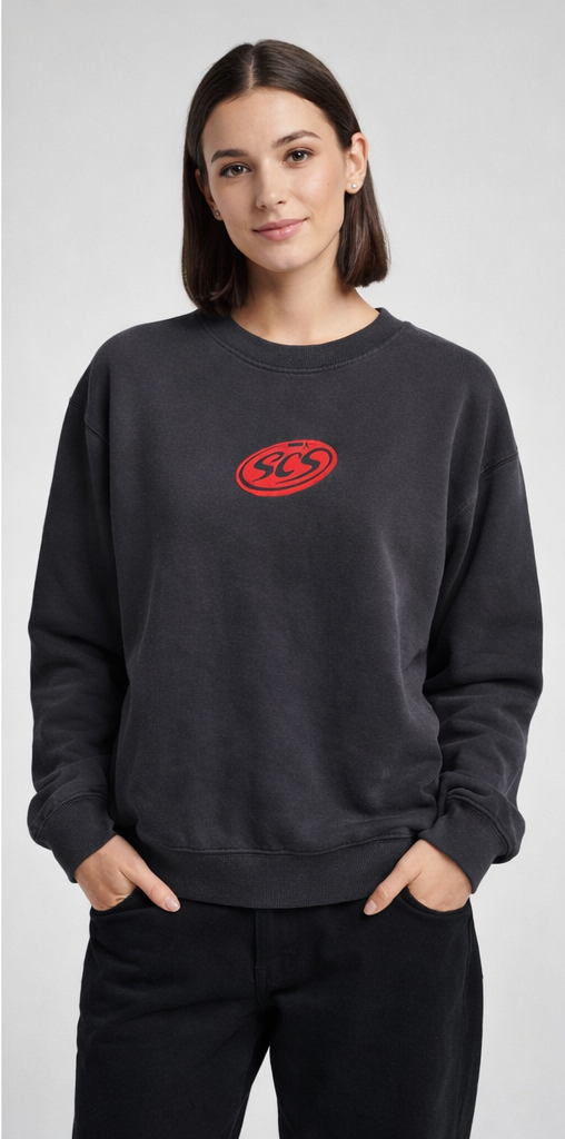 SCS Emblem Sweatshirt — Black